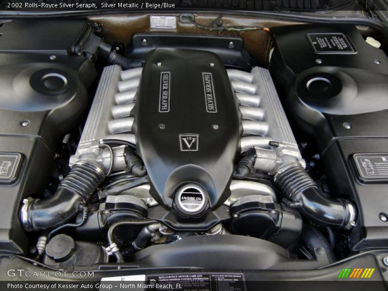  2002 Silver Seraph  Engine - 5.4 Liter SOHC 24-Valve V12