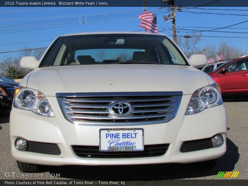 Blizzard White Pearl / Ivory 2010 Toyota Avalon Limited