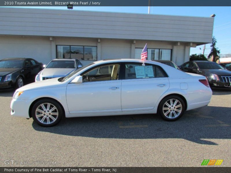 Blizzard White Pearl / Ivory 2010 Toyota Avalon Limited