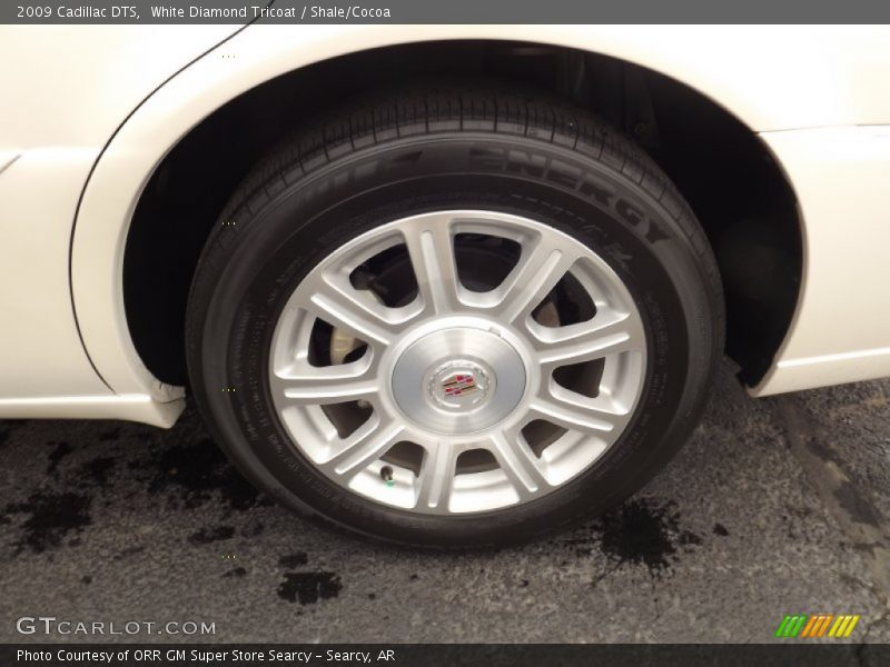 White Diamond Tricoat / Shale/Cocoa 2009 Cadillac DTS