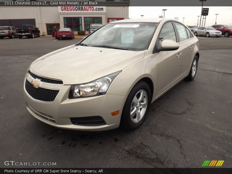 Gold Mist Metallic / Jet Black 2011 Chevrolet Cruze LT