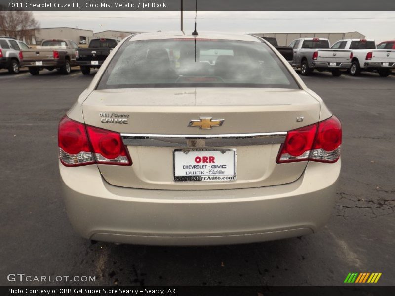 Gold Mist Metallic / Jet Black 2011 Chevrolet Cruze LT