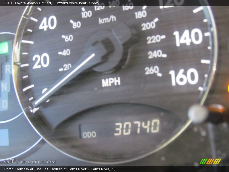 Blizzard White Pearl / Ivory 2010 Toyota Avalon Limited