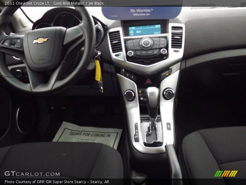 Gold Mist Metallic / Jet Black 2011 Chevrolet Cruze LT
