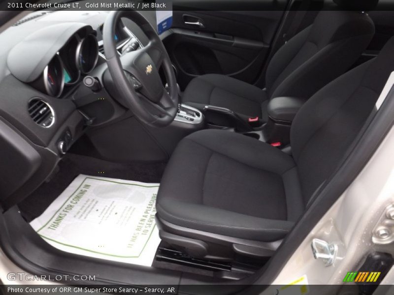 Gold Mist Metallic / Jet Black 2011 Chevrolet Cruze LT