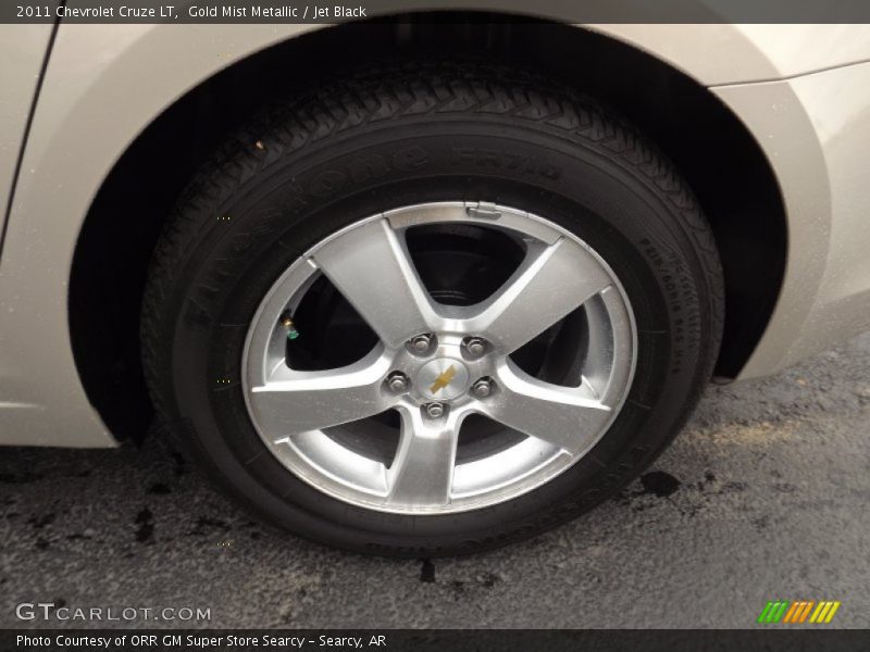 Gold Mist Metallic / Jet Black 2011 Chevrolet Cruze LT