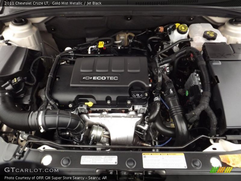Gold Mist Metallic / Jet Black 2011 Chevrolet Cruze LT