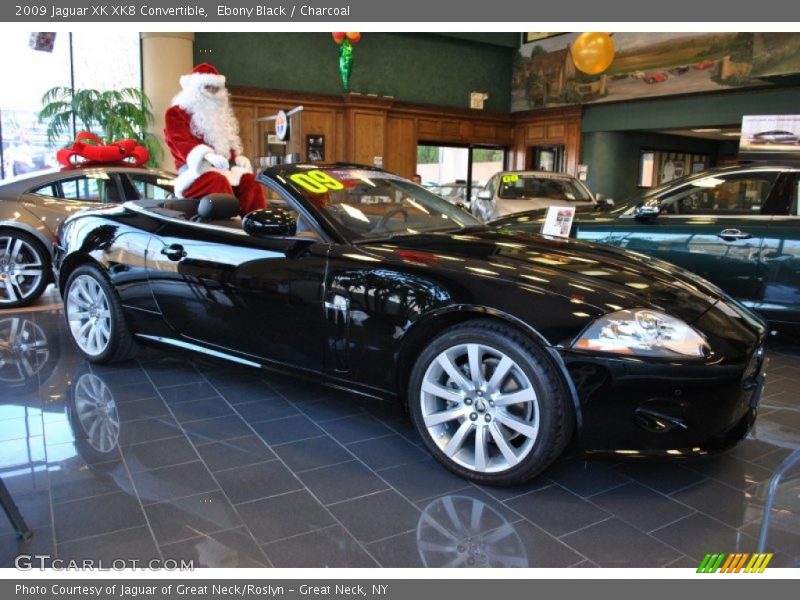 Ebony Black / Charcoal 2009 Jaguar XK XK8 Convertible