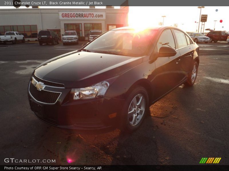 Black Granite Metallic / Jet Black 2011 Chevrolet Cruze LT