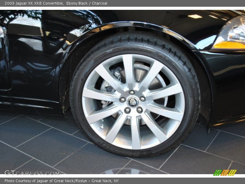 Ebony Black / Charcoal 2009 Jaguar XK XK8 Convertible