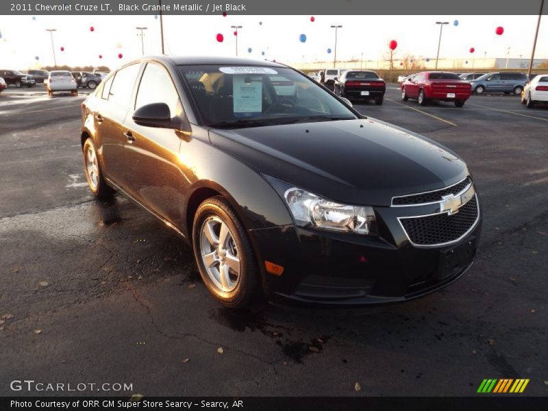 Black Granite Metallic / Jet Black 2011 Chevrolet Cruze LT