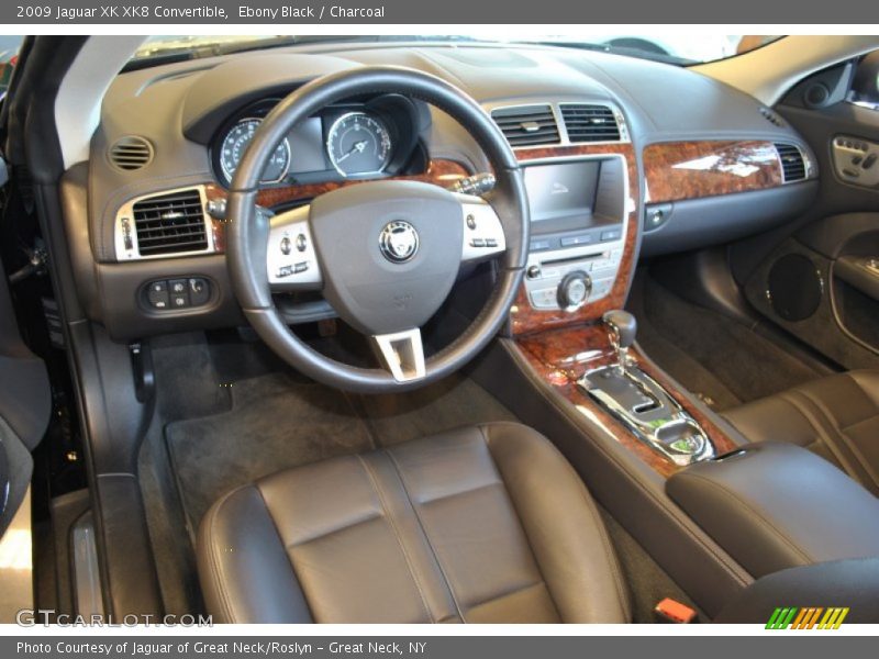 Ebony Black / Charcoal 2009 Jaguar XK XK8 Convertible
