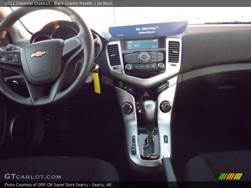 Black Granite Metallic / Jet Black 2011 Chevrolet Cruze LT