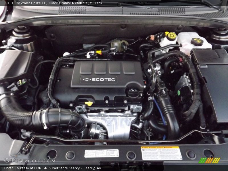 Black Granite Metallic / Jet Black 2011 Chevrolet Cruze LT
