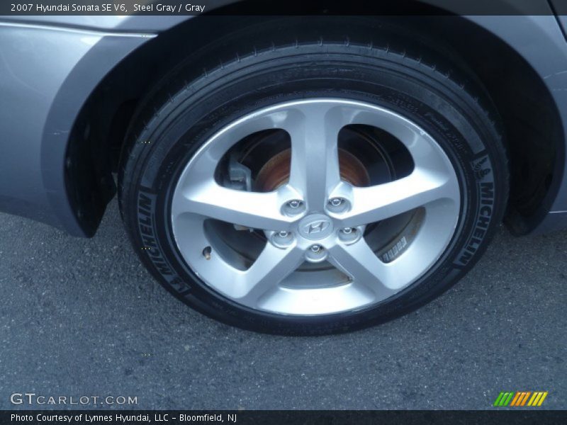 Steel Gray / Gray 2007 Hyundai Sonata SE V6