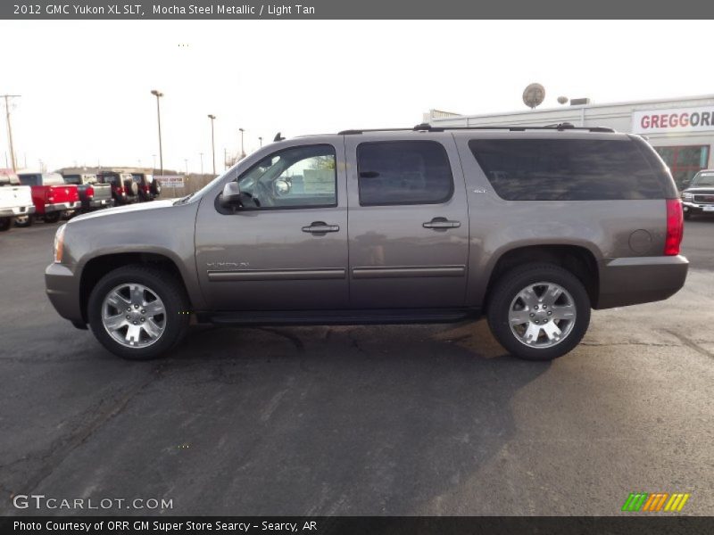 Mocha Steel Metallic / Light Tan 2012 GMC Yukon XL SLT