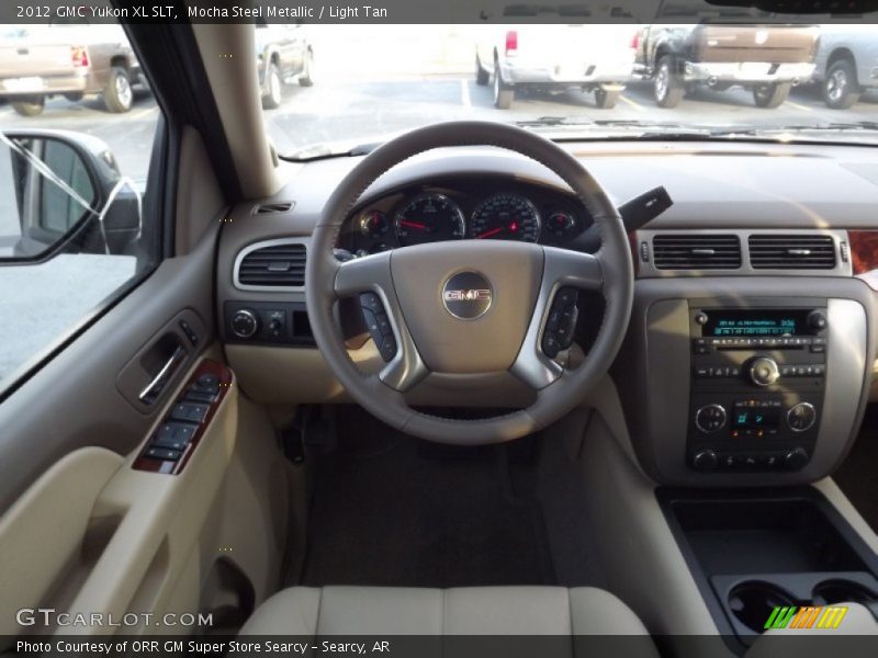Mocha Steel Metallic / Light Tan 2012 GMC Yukon XL SLT