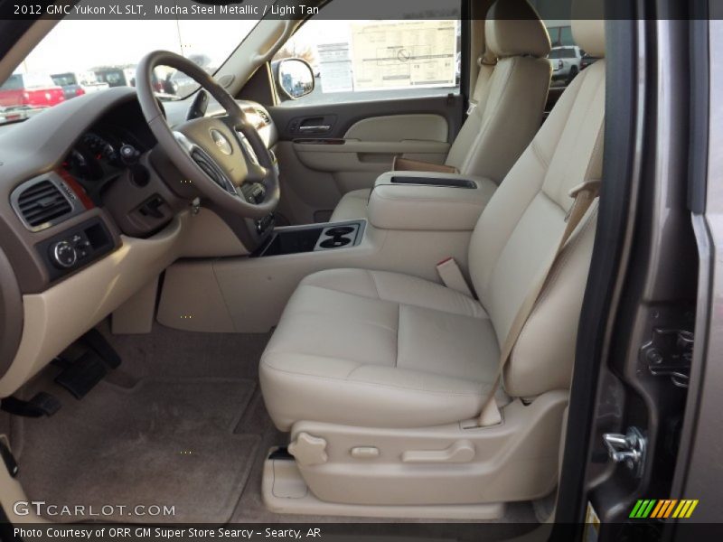 Mocha Steel Metallic / Light Tan 2012 GMC Yukon XL SLT