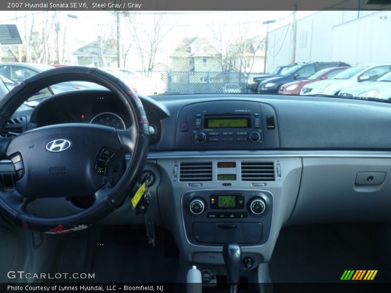 Steel Gray / Gray 2007 Hyundai Sonata SE V6