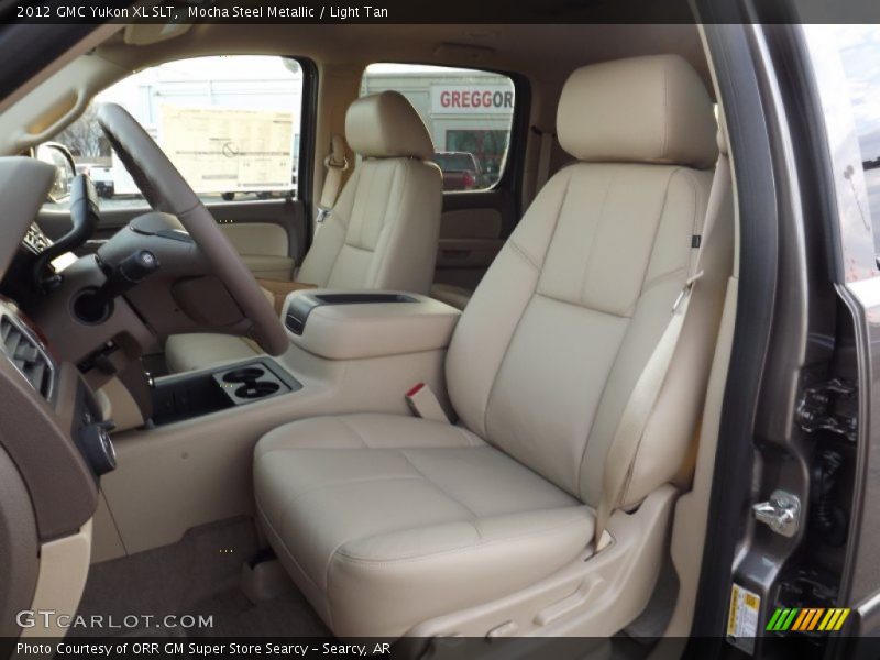 Mocha Steel Metallic / Light Tan 2012 GMC Yukon XL SLT