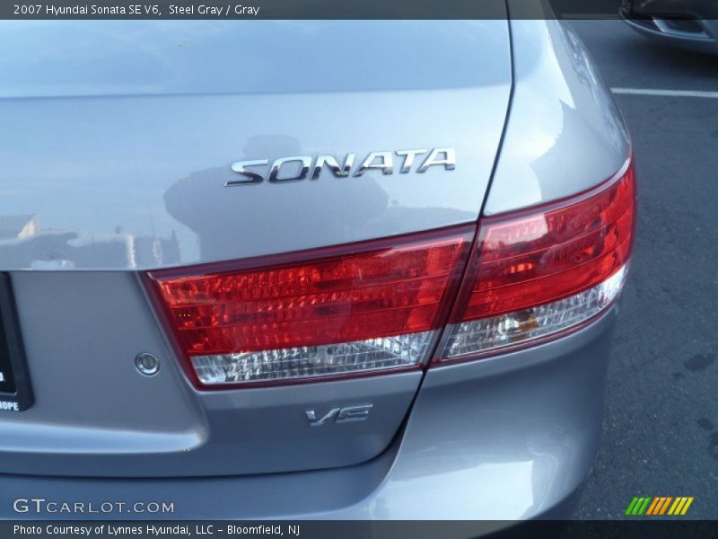 Steel Gray / Gray 2007 Hyundai Sonata SE V6