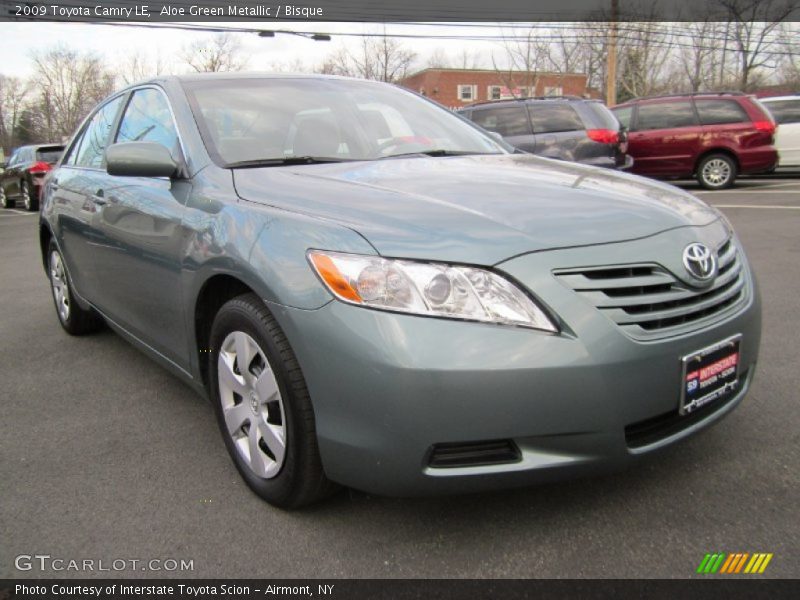 Aloe Green Metallic / Bisque 2009 Toyota Camry LE