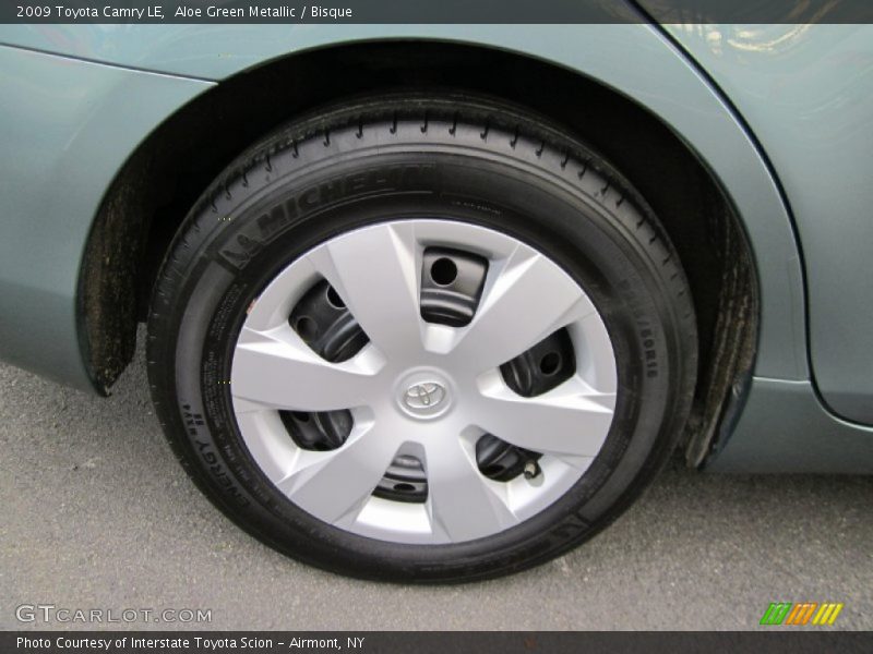 Aloe Green Metallic / Bisque 2009 Toyota Camry LE