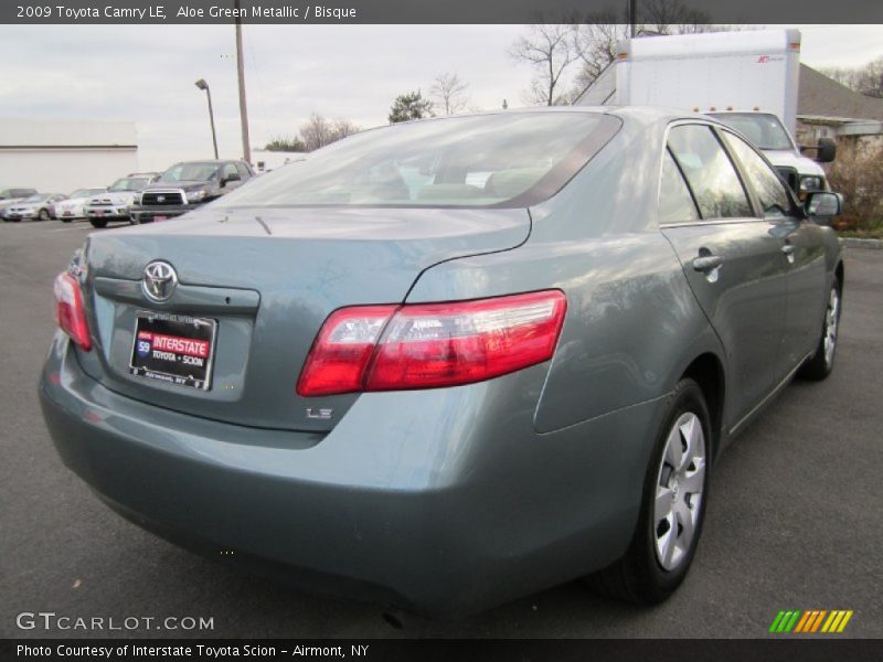 Aloe Green Metallic / Bisque 2009 Toyota Camry LE