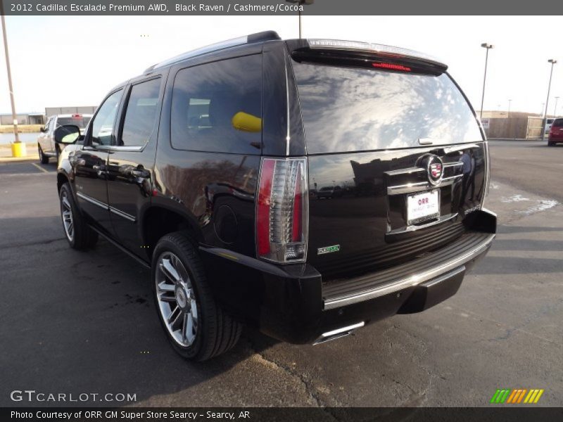 Black Raven / Cashmere/Cocoa 2012 Cadillac Escalade Premium AWD