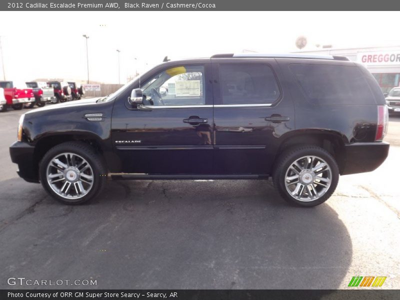 Black Raven / Cashmere/Cocoa 2012 Cadillac Escalade Premium AWD