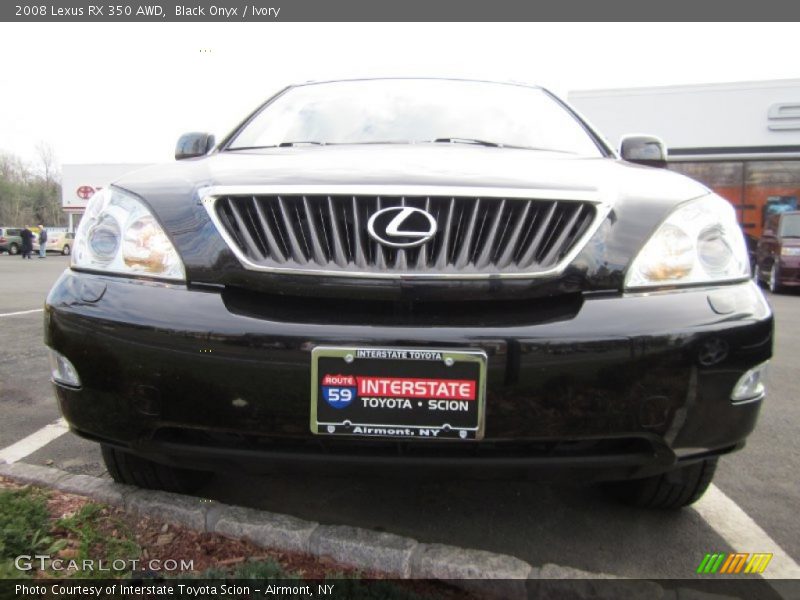Black Onyx / Ivory 2008 Lexus RX 350 AWD