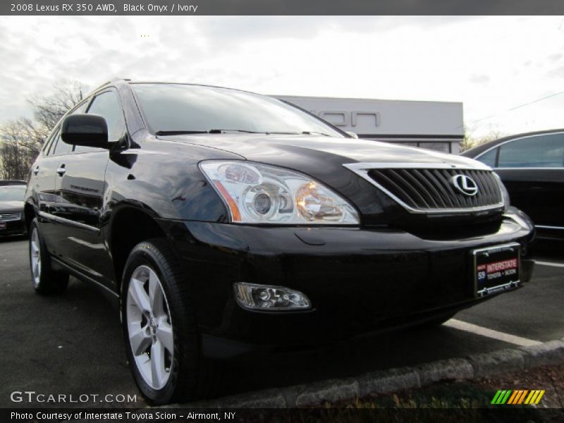 Black Onyx / Ivory 2008 Lexus RX 350 AWD