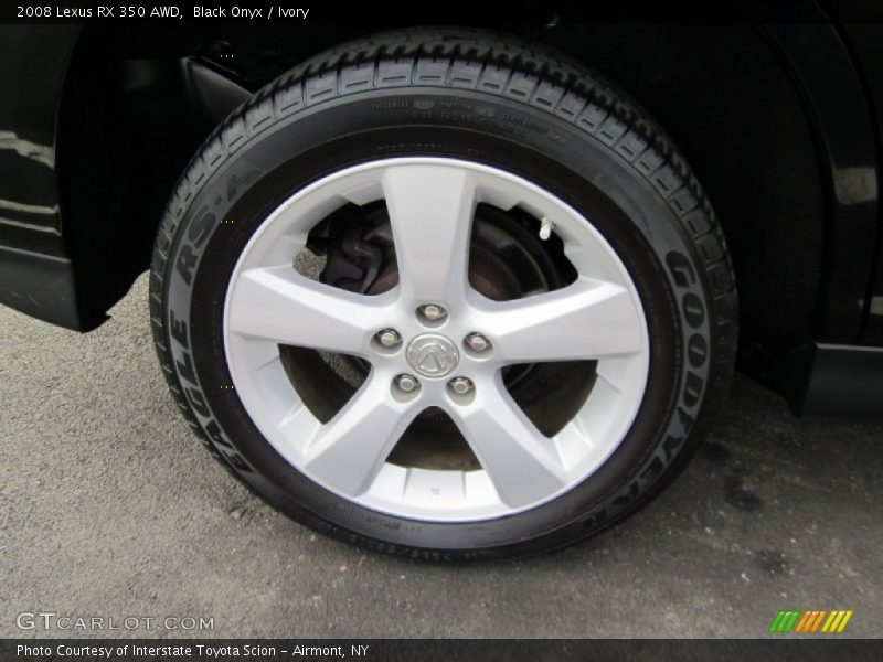 Black Onyx / Ivory 2008 Lexus RX 350 AWD