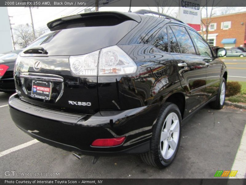 Black Onyx / Ivory 2008 Lexus RX 350 AWD