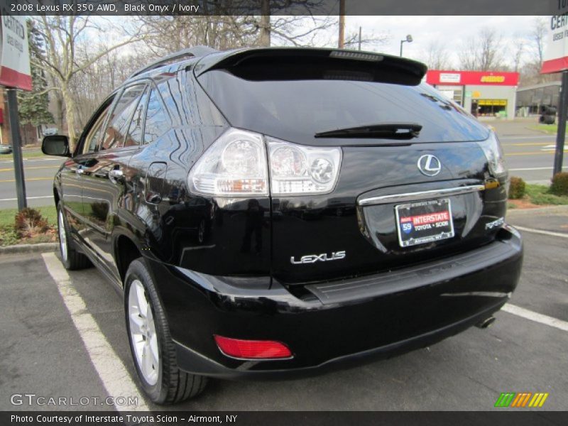 Black Onyx / Ivory 2008 Lexus RX 350 AWD