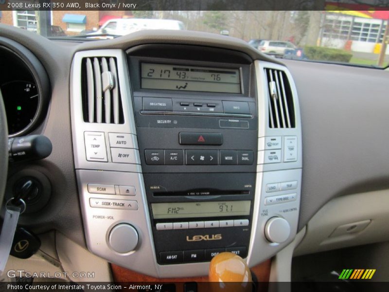 Black Onyx / Ivory 2008 Lexus RX 350 AWD