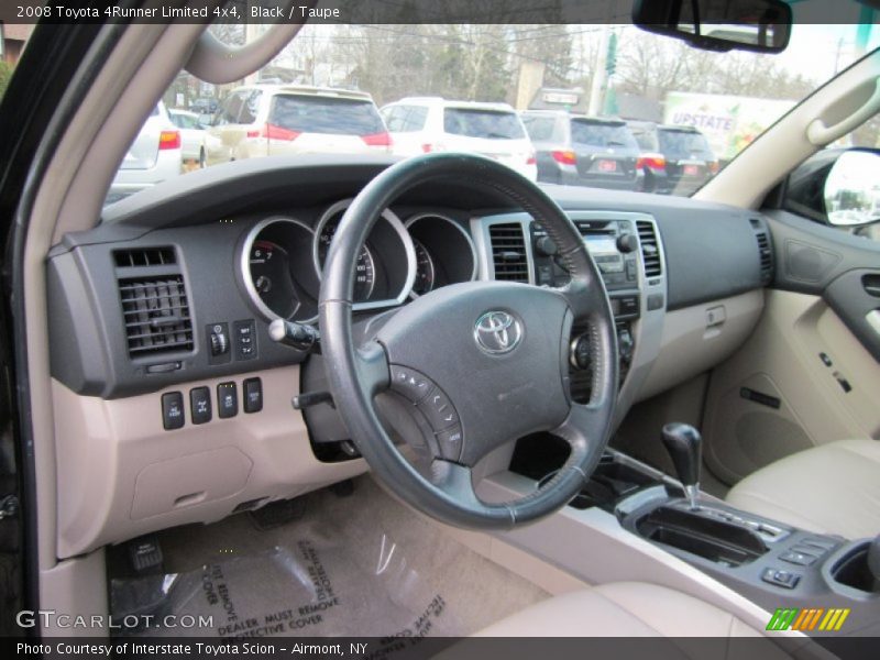 Black / Taupe 2008 Toyota 4Runner Limited 4x4