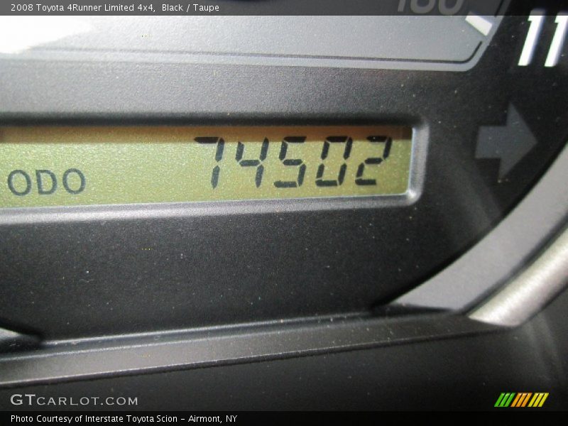 Black / Taupe 2008 Toyota 4Runner Limited 4x4