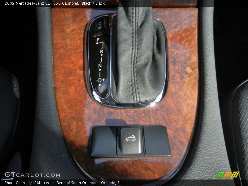 Black / Black 2009 Mercedes-Benz CLK 550 Cabriolet