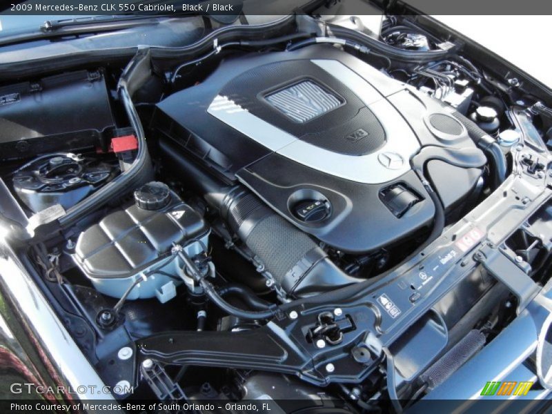 Black / Black 2009 Mercedes-Benz CLK 550 Cabriolet