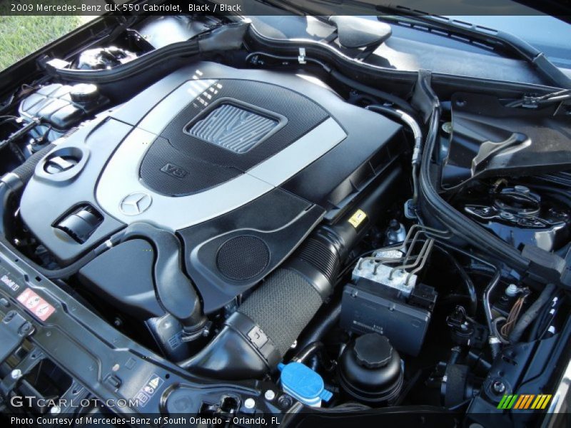 Black / Black 2009 Mercedes-Benz CLK 550 Cabriolet
