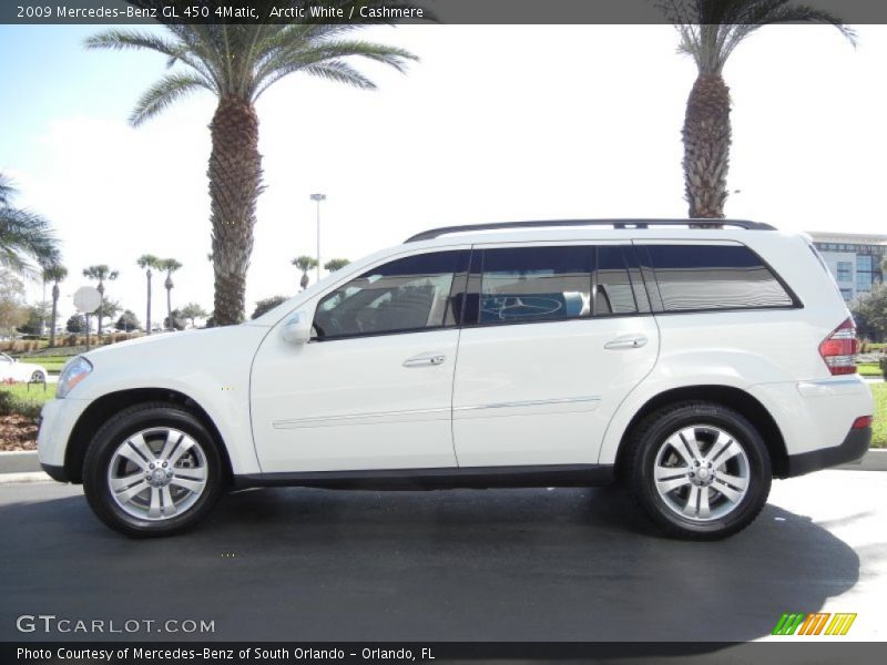 Arctic White / Cashmere 2009 Mercedes-Benz GL 450 4Matic