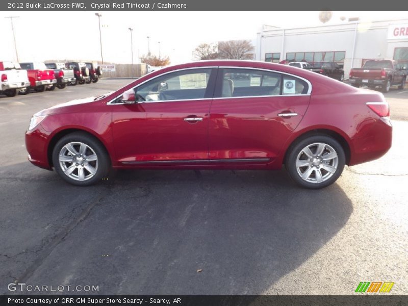 Crystal Red Tintcoat / Cashmere 2012 Buick LaCrosse FWD