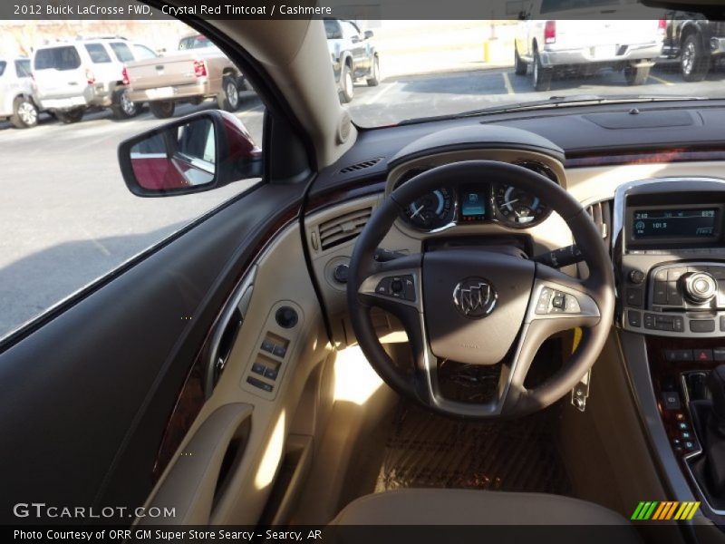Crystal Red Tintcoat / Cashmere 2012 Buick LaCrosse FWD