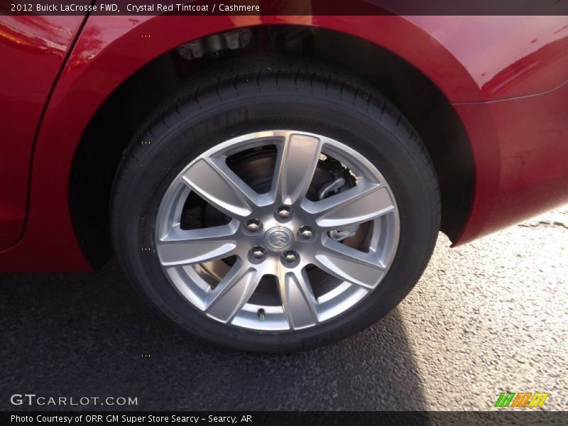 Crystal Red Tintcoat / Cashmere 2012 Buick LaCrosse FWD