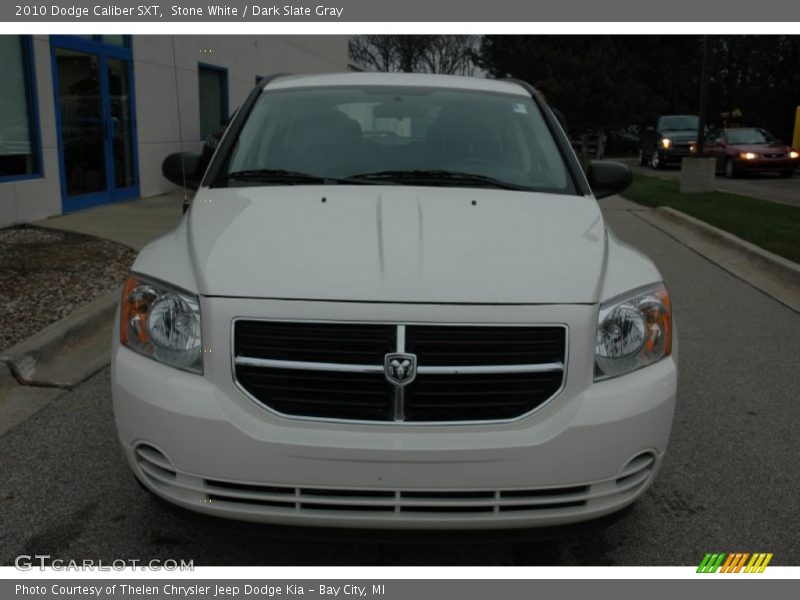 Stone White / Dark Slate Gray 2010 Dodge Caliber SXT