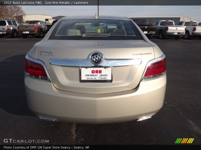 Gold Mist Metallic / Cashmere 2012 Buick LaCrosse FWD