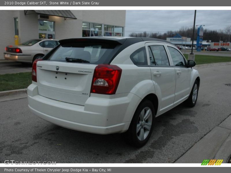 Stone White / Dark Slate Gray 2010 Dodge Caliber SXT