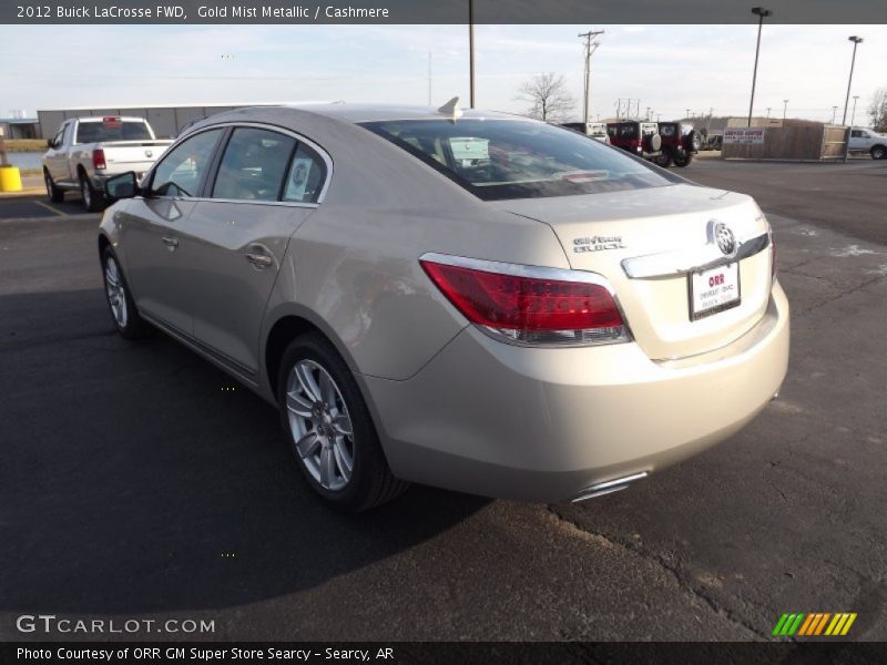 Gold Mist Metallic / Cashmere 2012 Buick LaCrosse FWD