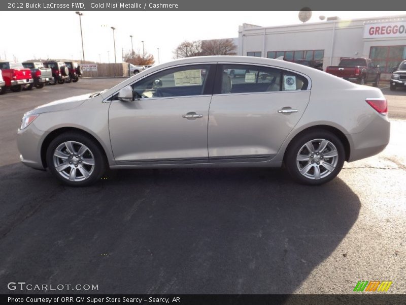 Gold Mist Metallic / Cashmere 2012 Buick LaCrosse FWD